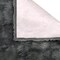 Homeroots 17" Charcoal Medical Sheepskin Chair Pad 480441 - alternate 3