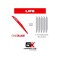 Freud Reciprocating Saw Blade, Applicable Materials: Wood, 1 in W, 6 in L, 6/12 TPI Orange, 25PK DS0612BW25 - alternate 3