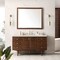 James Martin Vanities Amberly 60" Single Vanity, Mid-Century Walnut, w/ 3 CM Siberian Silestone Top 670-V60S-WLT-3SFR - alternate 3