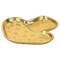 Homeroots 7in Gold Cast Iron Handmade Trinket Tray 713016 - alternate 2