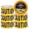 Pyle Caution Tape Set, Caution, Yellow, 3 in Wide x 656 ft Length, Polyethylene, 0.0012 inches per roll PCNTX6 - alternate 1