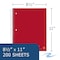 Roaring Spring Case of 5 Subject Wirebound Notebooks, 11"x8.5", 200 sht, Saranac cover, Asstd. Colors, College Rule, PK12 11197cs - alternate 4