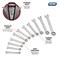 Performance Tool 11 pc. Metric Wrench Set, Carbon Steel, Storage Rack W1042 - alternate 4