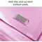 Acrimet Facility 3 Tier Letter Tray Front Load Size Desktop File Organizer Plastic Clear Pink 265.8 - alternate 2