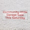Signmission Community Wide Garage Sale this Saturday, 18 Inch x 48 Inch, Vinyl Banner B-30522 - alternate 2