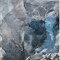 Homeroots 3' X 5' Ivory Blue and Gray Abstract Washable Non Skid Indoor Outdoor Area Rug 559427 - alternate 3