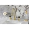 Kingston Brass Widespread Bathroom Faucet with Brass Pop-Up, Brushed Brass KS2987PKX - alternate 3