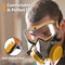 Powertec Safety Goggles, Scratch Proof UV Protection, Clear Anti-fog, Chemical Splash Protective Eyewear 71563N - alternate 2