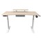 Homeroots 63" Adjustable Beige Standing Desk 558237 - alternate 1