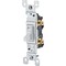 Leviton Residential Grade 15 Amp Toggle Single Pole Grounded Switch Wht, 10PK M24-1451-2WM - alternate 1