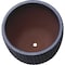 Deroma Bayfield 11.6'' Dia. Matte Black Ceramic Planter 3208219A - alternate 2
