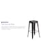 Flash Furniture 4PK 30"H Backless Distressed Copper Metal Barstool 4-ET-BT3503-30-COP-GG - alternate 4