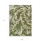 Homeroots 9' X 12' Olive Green And Ivory Abstract Washable Indoor Outdoor Area Rug 600118 - alternate 1