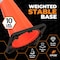 Xpose Safety Traffic Safety Cone, 36 in, PVC, Dual 6 in & 4 in Reflective Collar, DOT Approved, Orange, 8 pk OTC36-64-8-X - alternate 3