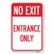 Signmission Exit Sign, Heavy Gauge Aluminum, 18 in W, 12 in H A-1218-23847 - alternate 1
