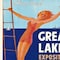 Homeroots 16" X 24" Great Lakes 1937 Vintage Travel Poster Wall Art 394293 - alternate 4