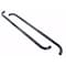 Big Country With Step Pads, 3in Round Bent, Powder Coated, Black, Steel, Without End Caps, Rocker Panel Mount 371761 - alternate 1