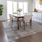 Homeroots 3' X 5' Gray And Silver Abstract Washable Indoor Outdoor Area Rug 602707 - alternate 2
