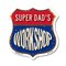 Signmission Super Dad's Workshop, 6 Inch X 6 Inch, Plastic Sign SHI-P-6-489-SUPER DAD - alternate 1