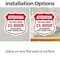 Signmission 24 Hour Surveillance Shield Sign Attenti, 4 inch X 4 inch, Vinyl Decal, 2PK SHI-D-2PACK-4-349 - alternate 4