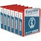 Davis Group Easyview Premium, Round Ring, Customizable, View Binder, (Red, 2"), PK6 8413-03-06 - alternate 1