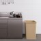 Regal Altair 35 Gallon Square Beige Plastic Trash Can, Heavy Duty Resin Construction ZR-TC-100-SQ35BG - alternate 3