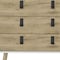 Homeroots 32" White and Natural Three Drawer Dresser 546385 - alternate 3