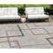 Homeroots 8' X 10' Taupe Charcoal And Copper Geometric Washable Indoor Outdoor Area Rug 588347 - alternate 1