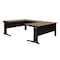 Regency Fusion Desk Shell, 72 in W X Wood, Metal, Noble Oak MUDS723048NO - alternate 1