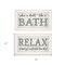 Homeroots Set Of Two Bath Relax 1 White Framed Print Bathroom Wall Art, 2PK 407098 - alternate 2