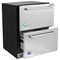 Vevor Undercounter Refrigerator 24" Built-in 2 Drawer Refrigerator Fridge SUS BCD-145WD - alternate 1