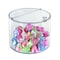 Azar Displays Round Candy Bin with Magnetic Lid - 1.06 Gallons 400429 - alternate 1