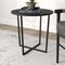 Homeroots 20" Black Wood And Steel Round End Table 544238 - alternate 2