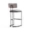 Manhattan Comfort Juno Metal Barstool in Taupe BS1641-2 - alternate 3