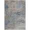 Homeroots 3' X 5' Silver Blue And Brown Abstract Washable Indoor Outdoor Area Rug 596830 - alternate 3