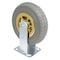 Vestil Flat-Free Rigid Caster 8 In. Diameter x 2 In. Width 661 Lb. Capacity Dark Gray/Gold CST-VE-8X2FF-R - alternate 2
