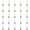 Bulbrite 25W Dimmable Clear T10 Incandescent Light Bulbs, Medium E26 Base, 2700K, 25PK 861271 - alternate 1