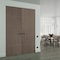 Sartodoors Hidden Double Doors, Planum 0020 Grey Oak Concealed Metal Frame 64" x 80" (2* 32x80) Left-hand Outs PLANUM0020DMF-SD-64x80-LH-O - alternate 1