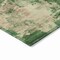Homeroots 8' Fern Green And Beige Round Abstract Washable Indoor Outdoor Area Rug 630683 - alternate 4