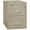 Fireking 2 Drawer, 1 Hr Fire & Impact Rated, Vertical, 31" depth Legal Pewter 2-2131-CPE - alternate 1