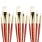 Princeton RealValue Brush Set, White Taklon Bristles, Short Handle Mixed Media Paintbrush, 4-Piece Set, 3PK PR9125 - alternate 1