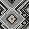 Homeroots 9' X 12' Black Gray And Ivory Tribal Washable Indoor Outdoor Area Rug 598098 - alternate 3