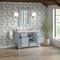 James Martin Vanities Breckenridge 48" Sgl Vanity, Serenity Blue, w/3 CM Siberian Silestone Top w/FreePower WirelessCharger 330-V48-SRB-FSFR - alternate 2