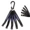 Neiko Ultra Low Profile Offset Screwdriver Hex Set, 5 Pc, SAE, 10mm Bit Depth, Allen Wrench Keychain 01320A - alternate 1