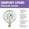 Zenport Glycerin Liquid Filled Pressure Gauge, 60 PSI LPG60 - alternate 2