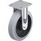 Blickle Rigid Plate Caster, Solid Rbbr, 8", 660 lb. BES-POEV 200KA-14-SG - alternate 1
