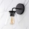 Jonathan Y Kondo 6.38" 1-Light Modern Farmhouse Iron LED Vanity, Oil Rubbed Bronze/Clear JYL9906A - alternate 3