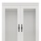 Homeroots 71" White Wood Two Door Two Drawer Combo Dresser 617971 - alternate 5