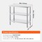 Vevor Stainless Steel Food Prep Table Commercial Kitchen Work Table 18"x36" SCGZT910*455T - alternate 3