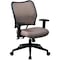 Office Star Desk Chair Desk Chair, Adjustable Arms, 19-3/4" to 23-3/4" Height, Fabric, Brown 13-V88N1WA - alternate 1